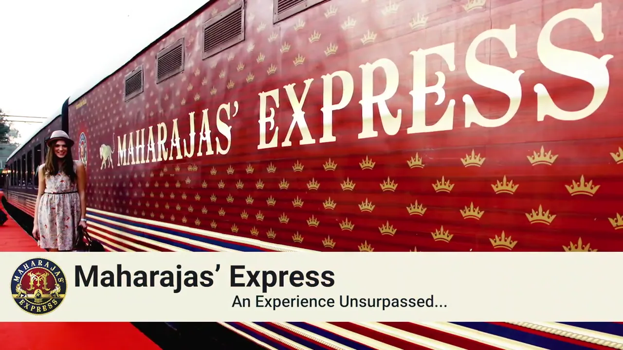Maharajas' Express luxury train in India