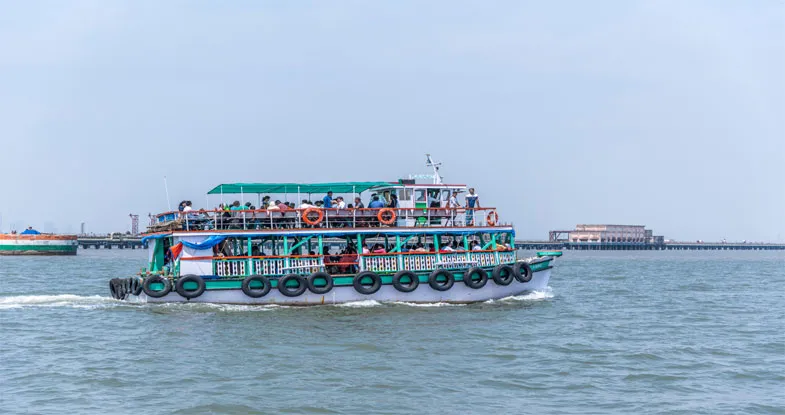 Ferry to Elephanta Caves in Mumbai Image