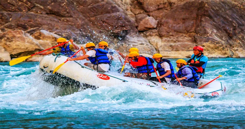 Adventurous River Rafting in Rishikesh Image