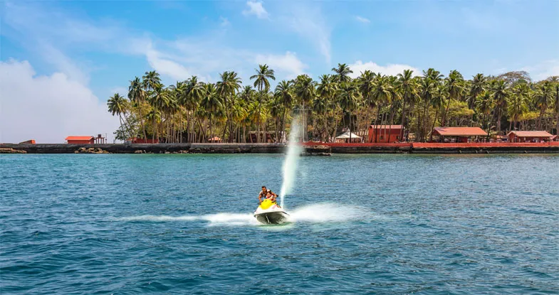 Jet Skiing in Portblair, Andaman Image