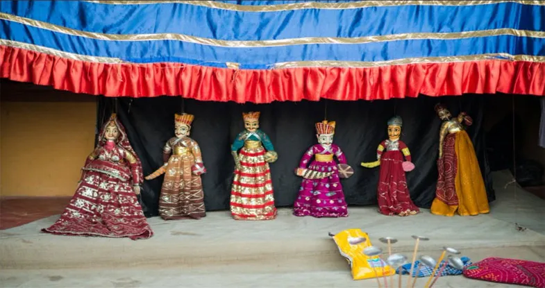 Puppet Show in Rajasthan Image