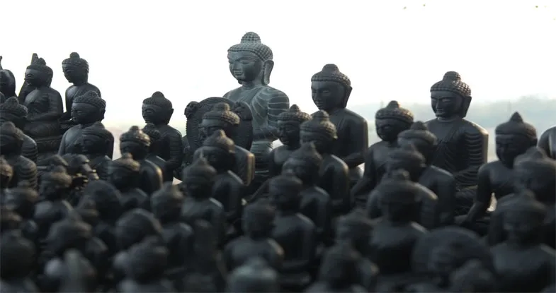 Buddha Statue at Rajgir Image