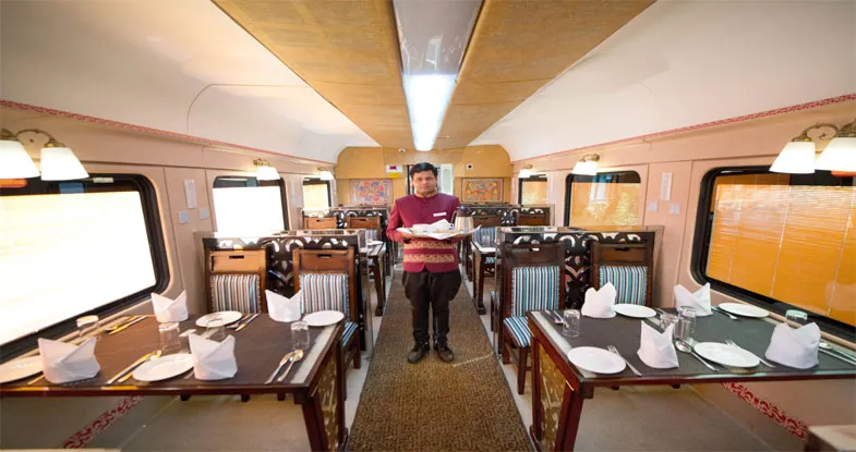 Restaurant at Buddha Express Luxury Train Image
