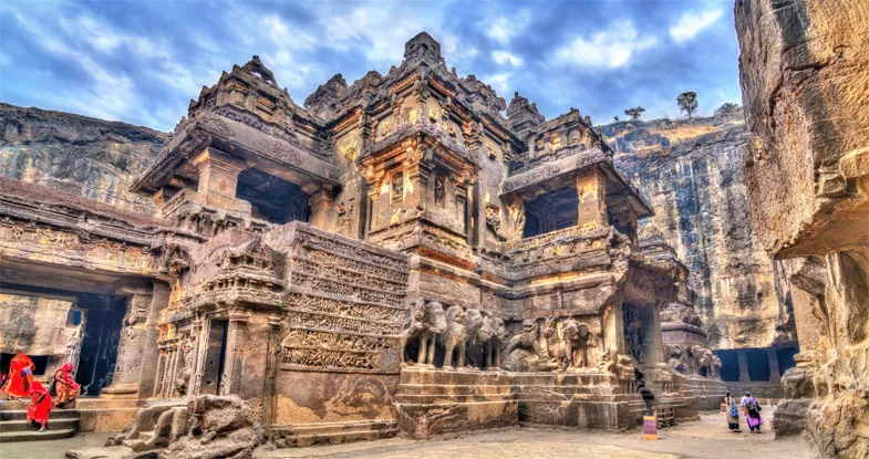 Kailash Temple in Ellora Caves, Aurangabad Image