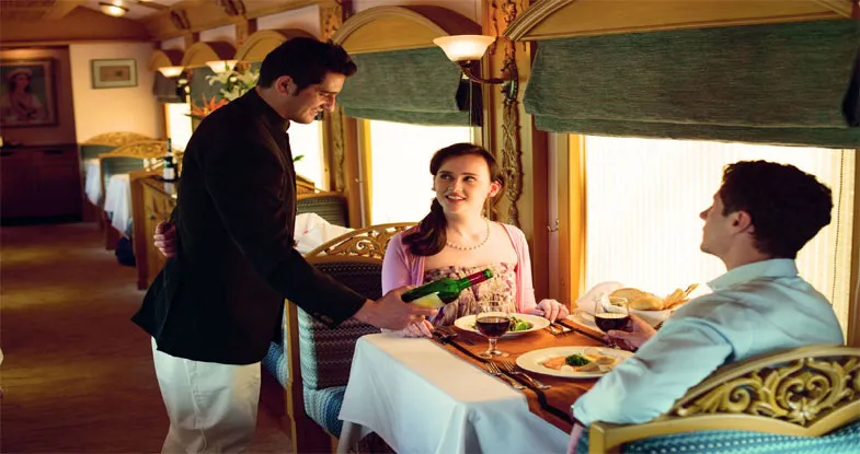 Restaurant at Deccan Odyssey Luxury Train Image