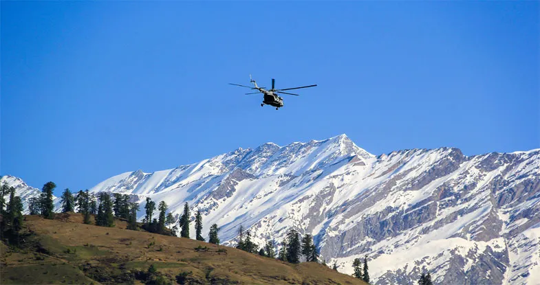 Helicopter Ride in Sikkim Image
