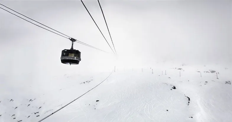 Gondola Cable Car Ride in Gulmarg Image