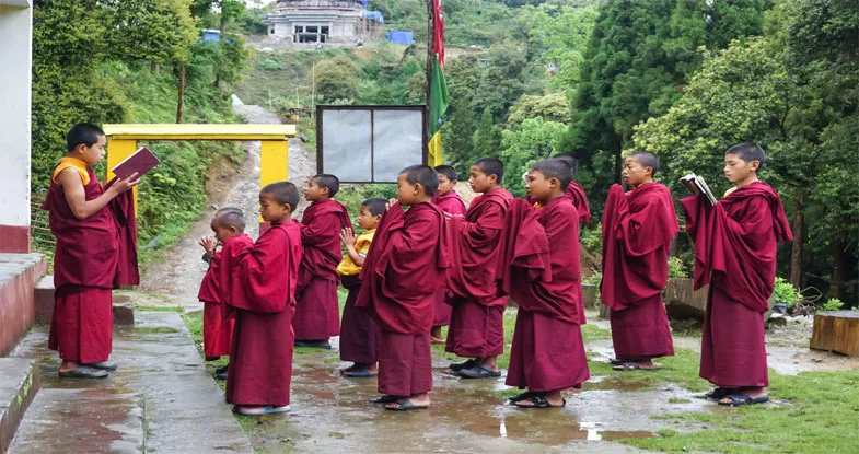 Buddhist Monks in Pelling, Sikkim