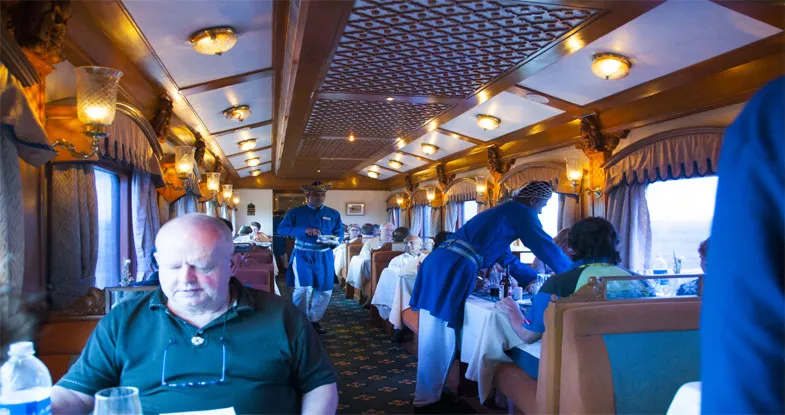 Restaurant at Deccan Odyssey Luxury Train Image